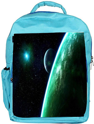 

Snoogg Eco Friendly Canvas Whole Galaxy Designer Backpack Rucksack School Travel Unisex Casual Canvas Bag Bookbag Satchel 5 L Backpack(Blue)