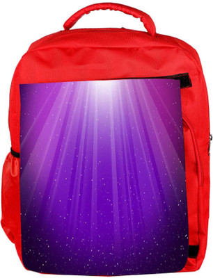 

Snoogg Eco Friendly Canvas Purple Background Designer Backpack Rucksack School Travel Unisex Casual Canvas Bag Bookbag Satchel 5 L Backpack(Red)