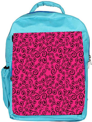 

Snoogg Eco Friendly Canvas Pink Pattern Designer Backpack Rucksack School Travel Unisex Casual Canvas Bag Bookbag Satchel 5 L Backpack(Blue)