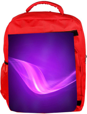 

Snoogg Eco Friendly Canvas Purple Pattern Design Designer Backpack Rucksack School Travel Unisex Casual Canvas Bag Bookbag Satchel 5 L Backpack(Red)