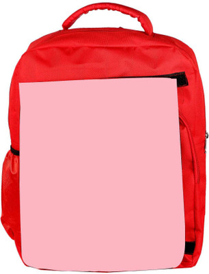 

Snoogg Eco Friendly Canvas Plain Cream Designer Backpack Rucksack School Travel Unisex Casual Canvas Bag Bookbag Satchel 5 L Backpack(Red)