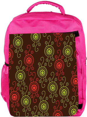

Snoogg Eco Friendly Canvas Colorful Floral Seamless Pattern In Cartoon Style Seamless Pattern Backpack Rucksack School Travel Unisex Casual Canvas Bag Bookbag Satchel 5 L Backpack(Pink)