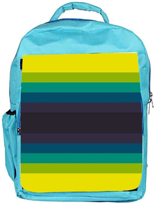 

Snoogg Eco Friendly Canvas Tv Lining Pattern 2512 Backpack Rucksack School Travel Unisex Casual Canvas Bag Bookbag Satchel 5 L Backpack(Blue)