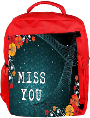 

Snoogg Eco Friendly Canvas Abstract Floral Vector With Place For The Text Design Backpack Rucksack School Travel Unisex Casual Canvas Bag Bookbag Satchel 5 L Backpack(Red)