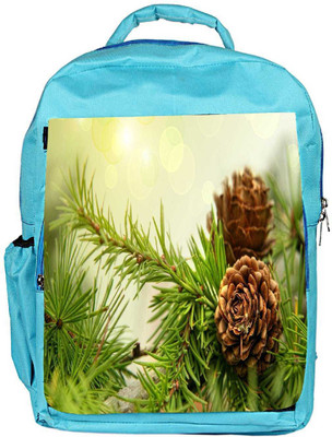 

Snoogg Eco Friendly Canvas Wooden Flower Designer Backpack Rucksack School Travel Unisex Casual Canvas Bag Bookbag Satchel 5 L Backpack(Blue)