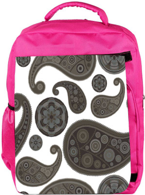 

Snoogg Eco Friendly Canvas Grey Girly Pattern Designer Backpack Rucksack School Travel Unisex Casual Canvas Bag Bookbag Satchel 5 L Backpack(Pink)