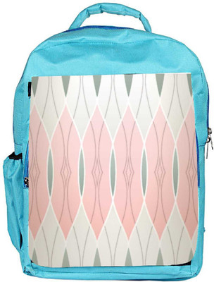 

Snoogg Eco Friendly Canvas Abstract Wall Design Designer Backpack Rucksack School Travel Unisex Casual Canvas Bag Bookbag Satchel 5 L Backpack(Blue)