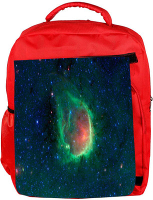 

Snoogg Eco Friendly Canvas Hole In Galaxy Designer Backpack Rucksack School Travel Unisex Casual Canvas Bag Bookbag Satchel 5 L Backpack(Red)