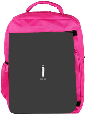 

Snoogg Eco Friendly Canvas Alpha Guy Designer Backpack Rucksack School Travel Unisex Casual Canvas Bag Bookbag Satchel 5 L Backpack(Pink)