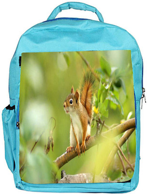 

Snoogg Eco Friendly Canvas Squarril On Branch Designer Backpack Rucksack School Travel Unisex Casual Canvas Bag Bookbag Satchel 5 L Backpack(Blue)