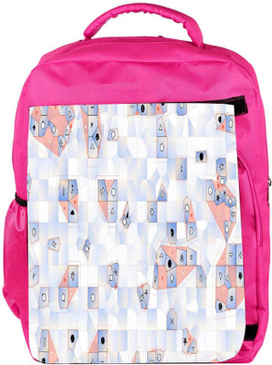 

Snoogg Eco Friendly Canvas Steps And Sounds Backpack Rucksack School Travel Unisex Casual Canvas Bag Bookbag Satchel 5 L Backpack(Pink)