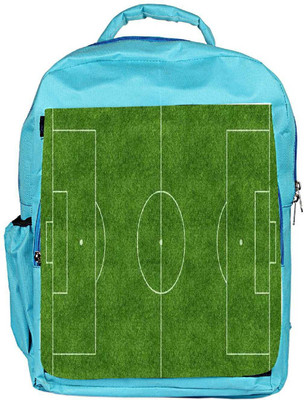 

Snoogg Eco Friendly Canvas Football Field Backpack Rucksack School Travel Unisex Casual Canvas Bag Bookbag Satchel 5 L Backpack(Blue)