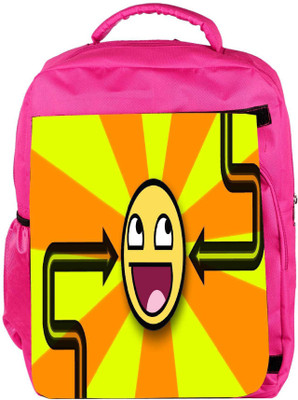 

Snoogg Eco Friendly Canvas Orange_Is Awesome Designer Backpack Rucksack School Travel Unisex Casual Canvas Bag Bookbag Satchel 5 L Backpack(Pink)