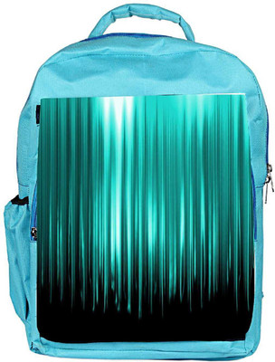 

Snoogg Eco Friendly Canvas Cyan Rays Designer Backpack Rucksack School Travel Unisex Casual Canvas Bag Bookbag Satchel 5 L Backpack(Blue)