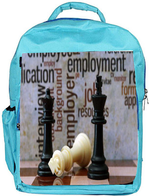 

Snoogg Eco Friendly Canvas Chess And Employment Concept Backpack Rucksack School Travel Unisex Casual Canvas Bag Bookbag Satchel 5 L Backpack(Blue)