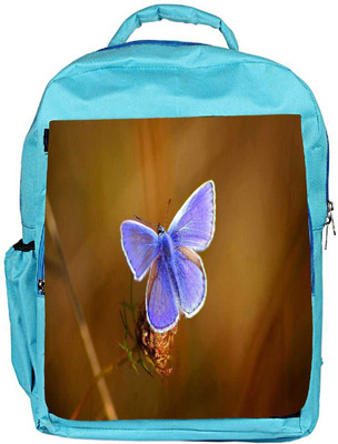 

Snoogg Eco Friendly Canvas Unique Butterfly Designer Backpack Rucksack School Travel Unisex Casual Canvas Bag Bookbag Satchel 5 L Backpack(Blue)
