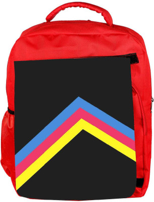 

Snoogg Eco Friendly Canvas To The Right 2466 Backpack Rucksack School Travel Unisex Casual Canvas Bag Bookbag Satchel 5 L Backpack(Red)