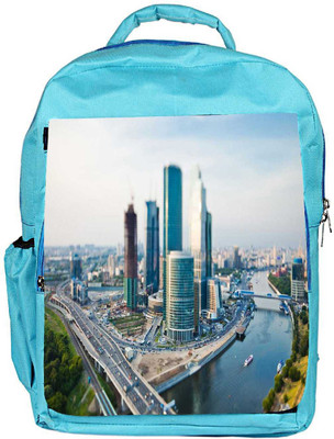 

Snoogg Eco Friendly Canvas Japan City Designer Backpack Rucksack School Travel Unisex Casual Canvas Bag Bookbag Satchel 5 L Backpack(Blue)