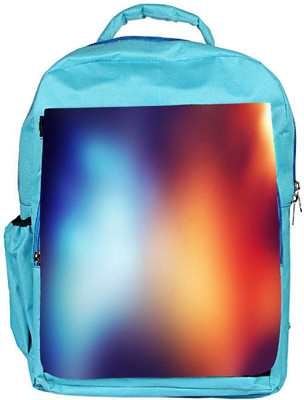 

Snoogg Eco Friendly Canvas Blue And Orange Faded Design Designer Backpack Rucksack School Travel Unisex Casual Canvas Bag Bookbag Satchel 5 L Backpack(Blue)