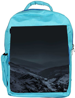 

Snoogg Eco Friendly Canvas Nature Earth Dark Designer Backpack Rucksack School Travel Unisex Casual Canvas Bag Bookbag Satchel 5 L Backpack(Blue)