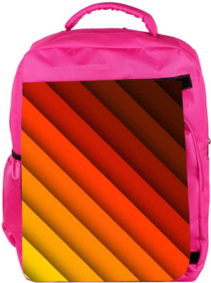 

Snoogg Eco Friendly Canvas Rotate Pattern 2434 Backpack Rucksack School Travel Unisex Casual Canvas Bag Bookbag Satchel 5 L Backpack(Pink)