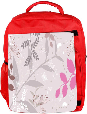 

Snoogg Eco Friendly Canvas Light Color Pattern Designer Backpack Rucksack School Travel Unisex Casual Canvas Bag Bookbag Satchel 5 L Backpack(Red)