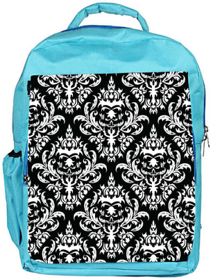 

Snoogg Eco Friendly Canvas Mix Pattern White Designer Backpack Rucksack School Travel Unisex Casual Canvas Bag Bookbag Satchel 5 L Backpack(Blue)