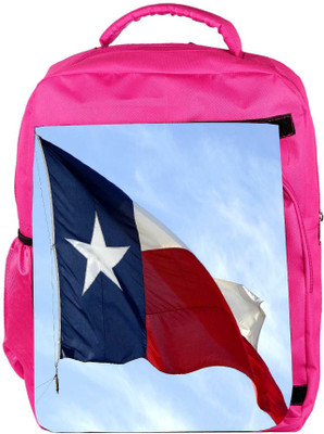 

Snoogg Eco Friendly Canvas Happy Texas Independence Day 2012 Designer Backpack Rucksack School Travel Unisex Casual Canvas Bag Bookbag Satchel 5 L Backpack(Pink)