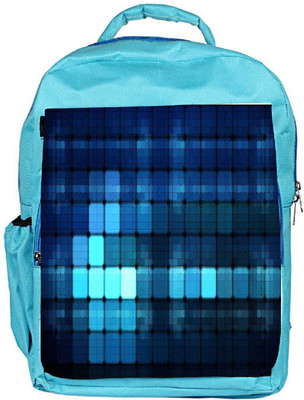 

Snoogg Eco Friendly Canvas Blue Lights Wide Designer Backpack Rucksack School Travel Unisex Casual Canvas Bag Bookbag Satchel 5 L Backpack(Blue)