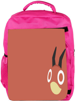 

Snoogg Eco Friendly Canvas Ledyba Designer Backpack Rucksack School Travel Unisex Casual Canvas Bag Bookbag Satchel 5 L Backpack(Pink)