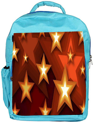 

Snoogg Eco Friendly Canvas Browny Stars Designer Backpack Rucksack School Travel Unisex Casual Canvas Bag Bookbag Satchel 5 L Backpack(Blue)