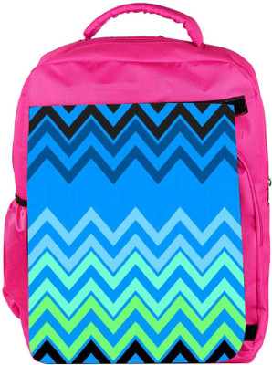 

Snoogg Eco Friendly Canvas Blue Shades Pattern 2574 Backpack Rucksack School Travel Unisex Casual Canvas Bag Bookbag Satchel 5 L Backpack(Pink)