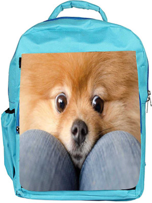 

Snoogg Eco Friendly Canvas Chihuahua Haha Backpack Rucksack School Travel Unisex Casual Canvas Bag Bookbag Satchel 5 L Backpack(Blue)