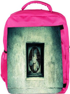 

Snoogg Eco Friendly Canvas Broken Ventilation Fan Designer Backpack Rucksack School Travel Unisex Casual Canvas Bag Bookbag Satchel 5 L Backpack(Pink)