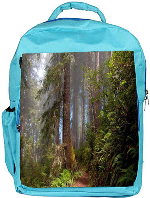 

Snoogg Eco Friendly Canvas Forest Designer Backpack Rucksack School Travel Unisex Casual Canvas Bag Bookbag Satchel 5 L Backpack(Blue)