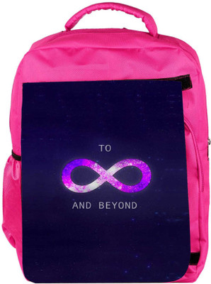 

Snoogg Eco Friendly Canvas To Infinity And Beyond Backpack Rucksack School Travel Unisex Casual Canvas Bag Bookbag Satchel 5 L Backpack(Pink)