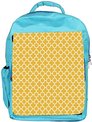 

Snoogg Eco Friendly Canvas Abstract White Yellow Pattern Designer Backpack Rucksack School Travel Unisex Casual Canvas Bag Bookbag Satchel 5 L Backpack(Blue)