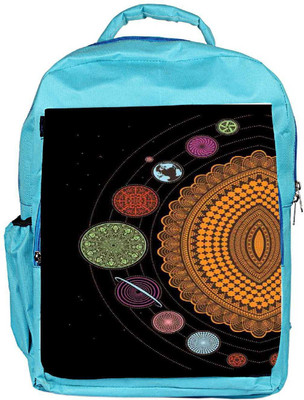 

Snoogg Eco Friendly Canvas Spiral Solar System 2792 Backpack Rucksack School Travel Unisex Casual Canvas Bag Bookbag Satchel 5 L Backpack(Blue)