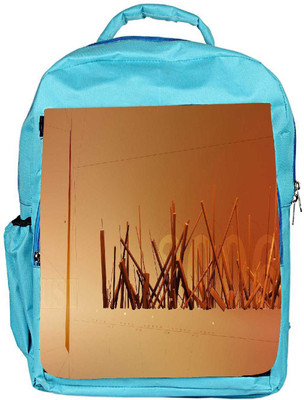 

Snoogg Eco Friendly Canvas Stocking Woods Designer Backpack Rucksack School Travel Unisex Casual Canvas Bag Bookbag Satchel 5 L Backpack(Blue)