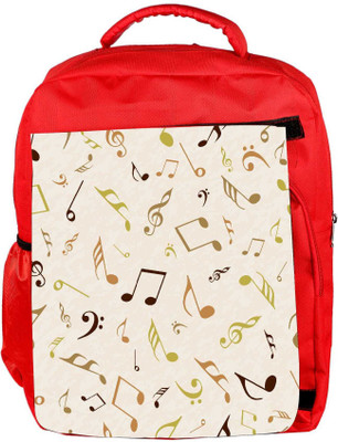 

Snoogg Eco Friendly Canvas Multicolor Strings Designer Backpack Rucksack School Travel Unisex Casual Canvas Bag Bookbag Satchel 5 L Backpack(Red)