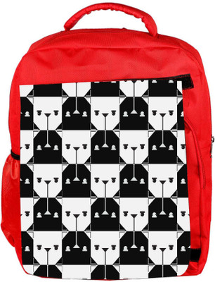 

Snoogg Eco Friendly Canvas Opposite Faces Designer Backpack Rucksack School Travel Unisex Casual Canvas Bag Bookbag Satchel 5 L Backpack(Red)