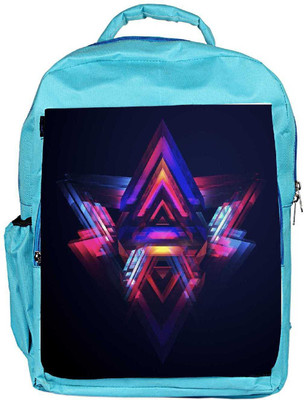

Snoogg Eco Friendly Canvas Abstract Zoyd Backpack Rucksack School Travel Unisex Casual Canvas Bag Bookbag Satchel 5 L Backpack(Blue)