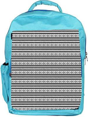 

Snoogg Eco Friendly Canvas Aztec Black And White Backpack Rucksack School Travel Unisex Casual Canvas Bag Bookbag Satchel 5 L Backpack(Blue)