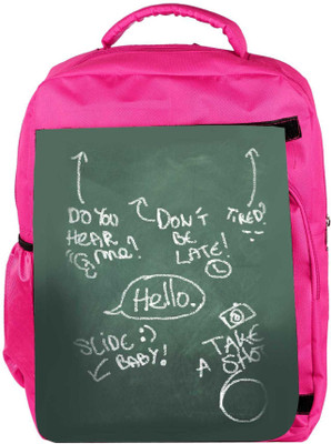 

Snoogg Eco Friendly Canvas Everything Backpack Rucksack School Travel Unisex Casual Canvas Bag Bookbag Satchel 5 L Backpack(Pink)