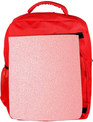 

Snoogg Eco Friendly Canvas Pink Distorted Water Backpack Rucksack School Travel Unisex Casual Canvas Bag Bookbag Satchel 5 L Backpack(Red)