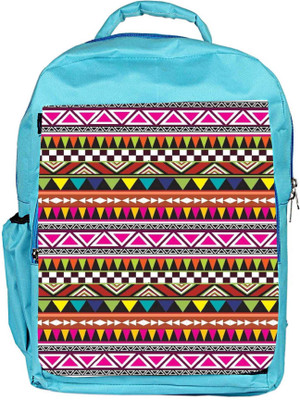 

Snoogg Eco Friendly Canvas Aztec Multicolour Backpack Rucksack School Travel Unisex Casual Canvas Bag Bookbag Satchel 5 L Backpack(Blue)