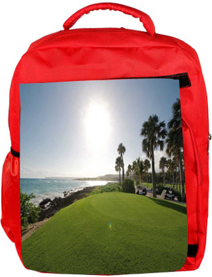 

Snoogg Eco Friendly Canvas Clean Park Designer Backpack Rucksack School Travel Unisex Casual Canvas Bag Bookbag Satchel 5 L Backpack(Red)