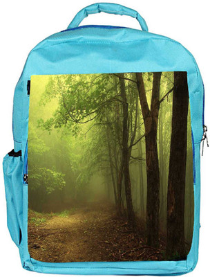 

Snoogg Eco Friendly Canvas Blurred View In Forest Designer Backpack Rucksack School Travel Unisex Casual Canvas Bag Bookbag Satchel 5 L Backpack(Blue)