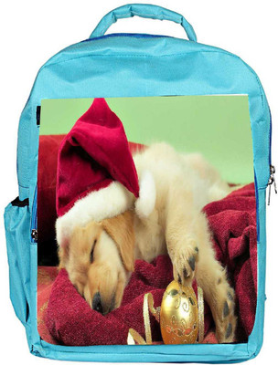 

Snoogg Eco Friendly Canvas Cute Puppy Designer Backpack Rucksack School Travel Unisex Casual Canvas Bag Bookbag Satchel 5 L Backpack(Blue)