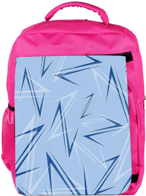 

Snoogg Eco Friendly Canvas Blue Z Designer Backpack Rucksack School Travel Unisex Casual Canvas Bag Bookbag Satchel 5 L Backpack(Pink)
